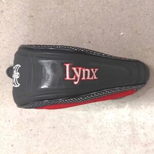 Lynx‎ Golf Club Head Cover Black Red #2 Fairway Wood Embroidered Logo